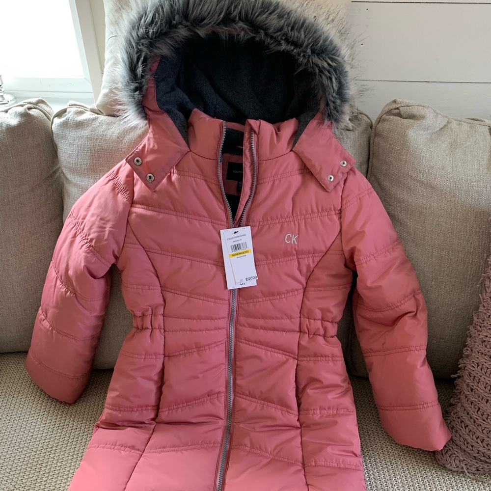 Girls new Calvin Klein coat